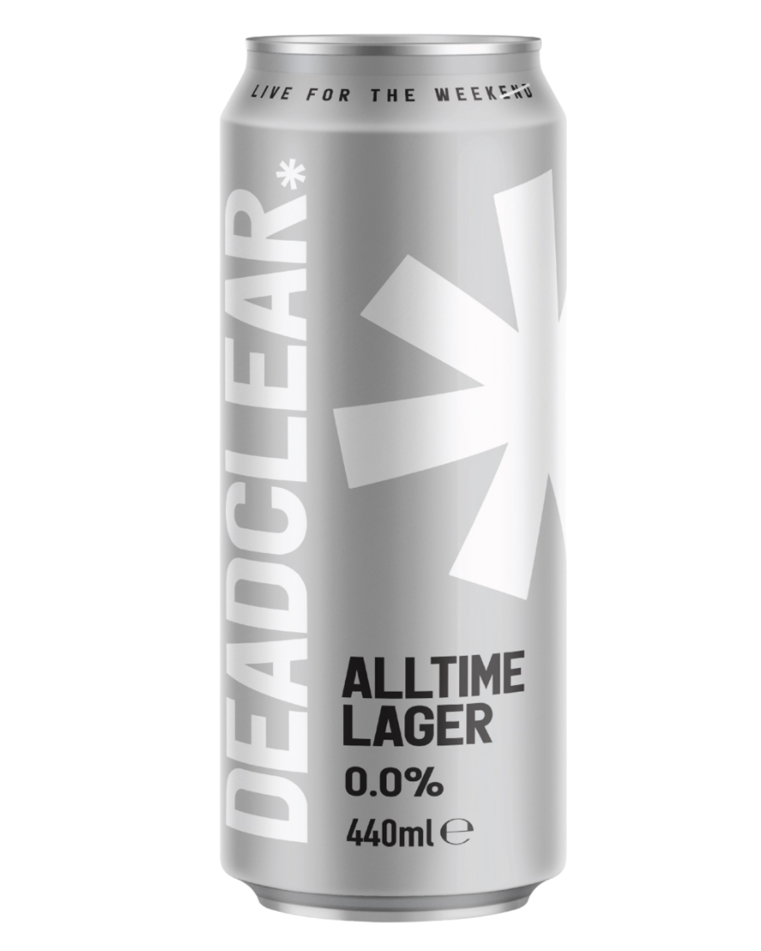 Dead Clear Premium Lager 0.5% alcohol free beer can